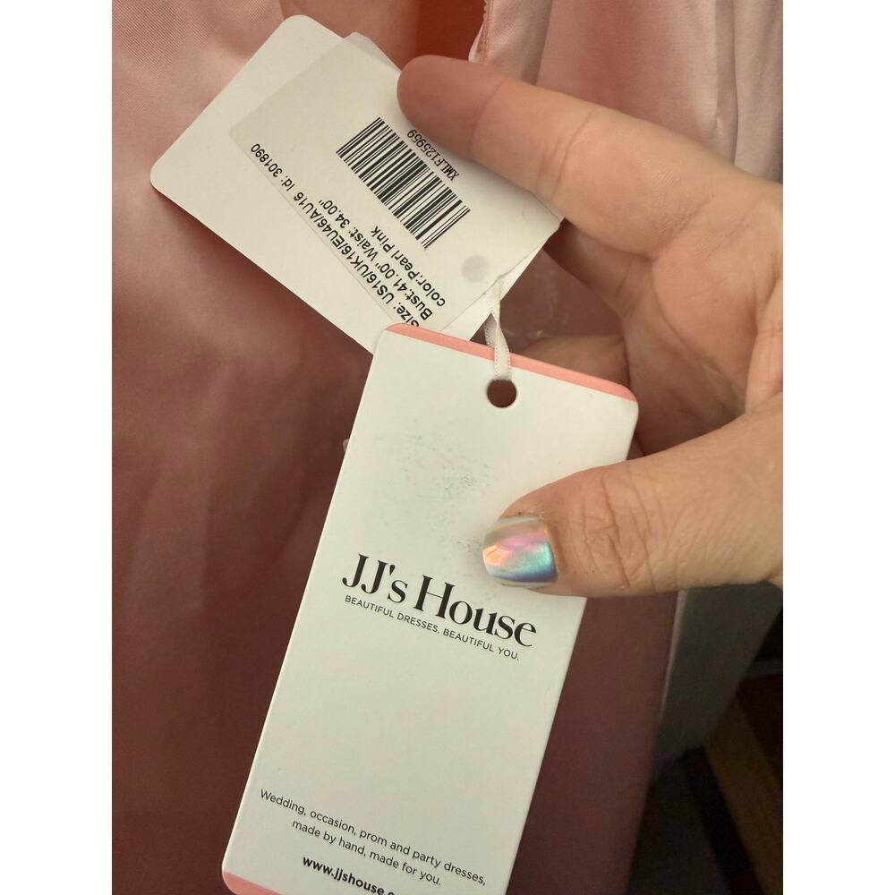JJ's House Pink Corset Prom/Formal Dress Size 16 NWT - Picture 8 of 10